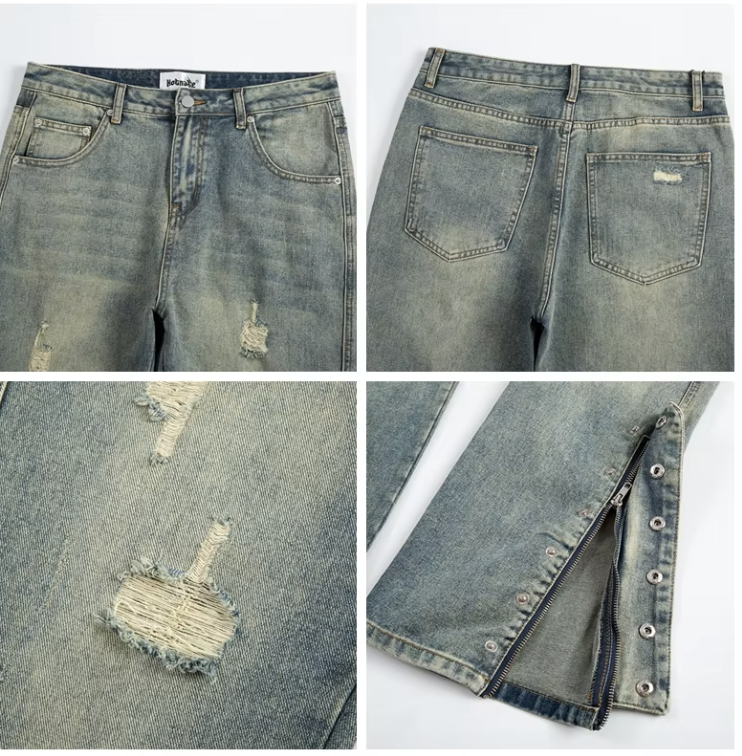 Prato Button Denim