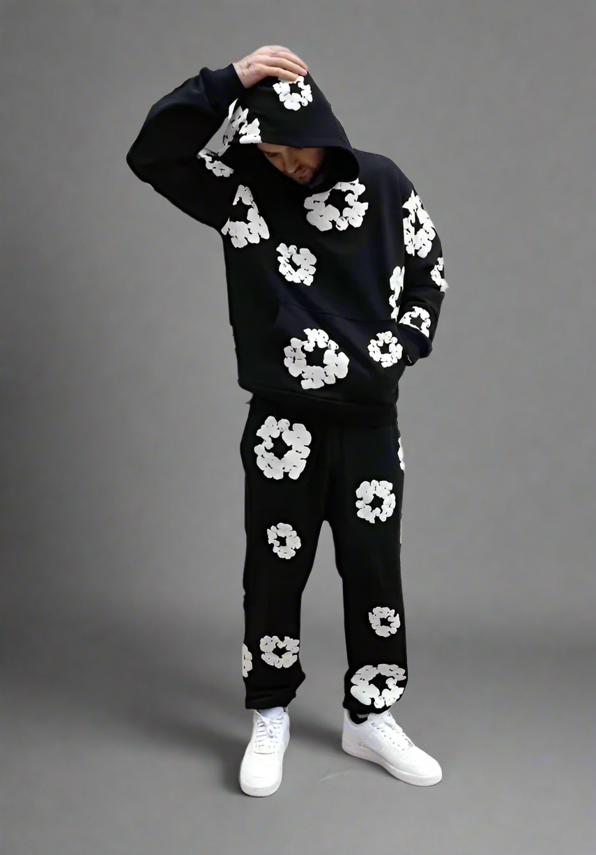 Flower Set Midnight Black