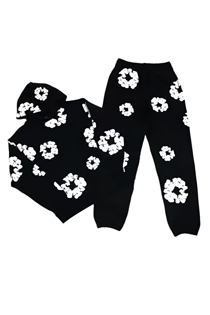 Flower Set Midnight Black