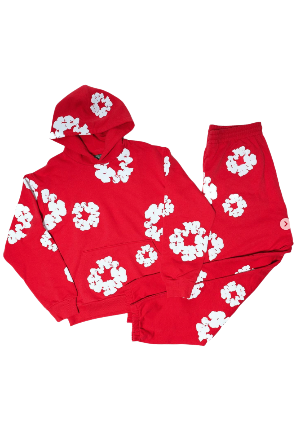 Flower Set Cherry Red